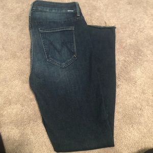 MOTHER denim high waisted skinny jeans